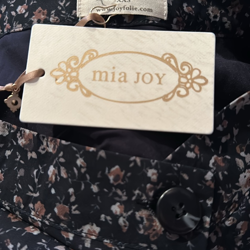 JOYFOLIE Mia Joy Rehanne Women's Top and Skirt Set in Black Floral - Picture 10 of 10
